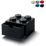 Lego Schreibtischschublade Mit 4 Kn&ouml;pfen, Aufbewahrungsbeh&auml;lter Mit Schublade -