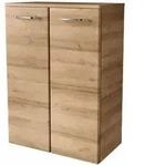 Fackelmann - Milano Doppel-midischrank - 60cm - Ast Eiche