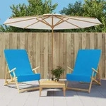 Strandt&uuml;cher 2 Stk. T&uuml;rkis 60x135 Cm Stoff 400 Gsm Vidaxl