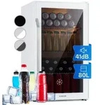 Klarstein - Getr&auml;nkek&uuml;hlschrank, K&uuml;hlschrank Klein Mit 3 Ablagen, Minik&uuml;hlschrank