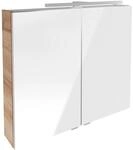Fackelmann - B.brillant Led Spiegelschrank 80cm - Ast Eiche