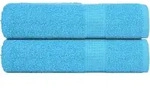 Handt&uuml;cher 2 Stk. T&uuml;rkis 50x100 Cm 360 G/m2 100% Baumwolle Vidaxl