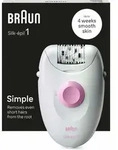 Braun Silk-&eacute;pil 1 1-010 Epilierger&auml;t Wei&szlig;-rosa Elektrisch