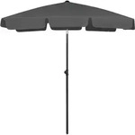 Strandschirm Anthrazit 180x120 Cm Vidaxl
