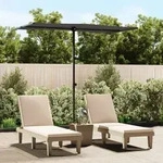 Sonnenschirm Mit Aluminium-mast 180x110 Cm Anthrazit Vidaxl Anthrazit