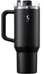 Lurch Big Cup Thermobecher, Edelstahl, 1,2 L, Schwarz