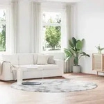 Vidaxl - Teppich Shaggy Hochflor Navarra Silbergrau 240x240 Cm Polyester