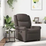 Massagesessel Braun Gl&auml;nzendes Kunstleder Vidaxl