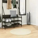 Vidaxl - Teppich Huarte Kurzflor Weich Und Waschbar Creme &Oslash; 80 Cm