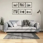 Vidaxl - Teppich Huarte Kurzflor Weich Und Waschbar Anthrazit 120x120 Cm