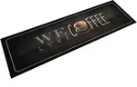 K&uuml;chenteppich Waschbar Kaffee 45x150 Cm Samt Vidaxl