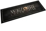 K&uuml;chenteppich Waschbar Kaffee 60x180 Cm Samt Vidaxl