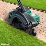 Brast Rasentrimmer Rasenkantenschneider 1400watt Doppelseitiges Fl&uuml;gelmesser 