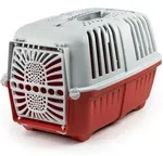 Transportbox F&uuml;r Tiere Aus Recyceltem Kunststoff, 55x36x36cm, Rot - Lionto