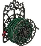 Relaxdays - Schlauchhalter, Antikes Design, Drehbar, Wandhalter Gartenschlauch,