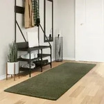 Vidaxl - Teppich Huarte Kurzflor Weich Und Waschbar Waldgr&uuml;n 80x250 Cm