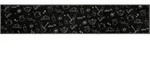 K&uuml;chenteppich Waschbar Morgen Schwarz 60x300 Cm Samt Vidaxl