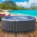 Brast - Whirlpool Aufblasbar Mspa Bergen 4 Personen &Oslash;180x70cm Pool Wellness Massage