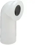 Wc-anschlussbogen 3811 100551 90 Grad, Dn 100, Weiss - Viega