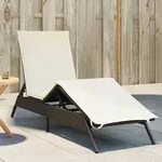 Sonnenliege Mit Auflage Braun Poly Rattan Vidaxl