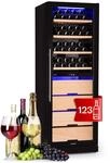 Klarstein - Weink&uuml;hlschrank, Getr&auml;nkek&uuml;hlschrank Schmal, 2 Zonen K&uuml;hlschrank Mit