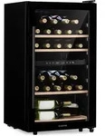 Klarstein Weink&uuml;hlschrank, Getr&auml;nkek&uuml;hlschrank Schmal, 2 Zonen K&uuml;hlschrank Mit