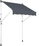Clp - Klemm-markise Westerly 350x120 Cm Anthrazit