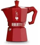 Bialetti Moka Exclusive Kaffeekanne Rot 3 Tassen