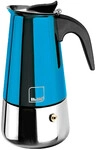 Espressokocher Ibili Moca Blue F&uuml;r 2 Tassen Aus Edelstahl