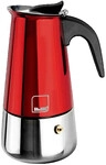 Espressokocher Ibili Moca Rosso F&uuml;r 10 Tassen 460 Ml