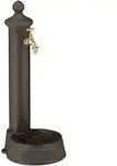Standbrunnen Antik, Mit Wasserhahn & Becken, Hxbxt: 65 X 25 X 30 Cm, Wasserzapfs&auml;ule