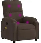 Massagesessel Braun Mikrofasergewebe - Vidaxl