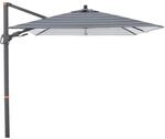 Doppler Pendelschirm "myzone" 210 X 210 Cm, Blockstreifen Anthrazit, Bezug Aus 100 %