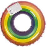 Aufblasbarer Schwimmring Pride Regenbogen 90cm Schwimmreifen Vinyl