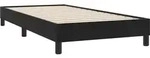 Bettgestell Ohne Matratze Schwarz 100x210 Cm Samt Vidaxl