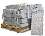 Granit Randsteine 40-20-10 Gebrochen 1000kg - Galamio
