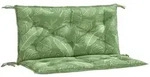 Gartenbank-auflagen 2 Stk. Blattmuster 100x50x7 Cm Stoff Vidaxl