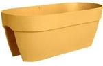 Elho&reg; Vibia Campana Gel&auml;nderkasten Flower Bridge Honiggelb 60 Cm - Kunststoff