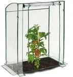 Relaxdays - Tomatengew&auml;chshaus, Pvc-folie, Hbt: 170 X 130 X 75 Cm, Begehbares