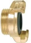 Geka - 04.2114 Gewindest&uuml;ck Plus Messing Au&szlig;engewinde 1 1/4 ''
