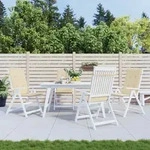 Vidaxl - Gartenstuhlauflagen F&uuml;r Hochlehner 4stk. Beige 120x50x3cm Stoff
