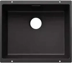 Subline 500 - Silgranitsp&uuml;le, 53x46 Cm, Anthrazit 527797 - Blanco