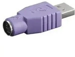 Goobay - Usb Adapter 68918, Typ A Auf Mini-din 6, Violett