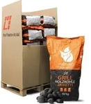 Heizfuxx - Grillholzkohlebriketts 10kg X 20 Sack 200kg