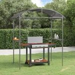 Vidaxl - Grillpavillon Mit Seitenregalen Anthrazit 220x115x230 Cm Stahl