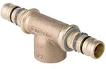 Geberit Mepla T-st&uuml;ck Mit Innengewinde, D 50mm, Rp 1 1/2", D1 50mm, Rotguss Bleifrei