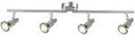 Lampe Ryan Led Spotrohr 4flg Eisen/chrom 4x Led-par51, Gu10, 5w Led-reflektorlampen