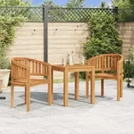 Bananenstuhl Massivholz Teak Vidaxl