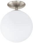 Eglo Deckenleuchte /1 E27 Nickel-m/opal-matt 'rondo' (91589)