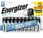 Energizer - Max Plus Mignon (aa)-batterie Alkali-mangan 1.5 V 20 St.